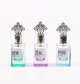 New spray color glass perfume bottle